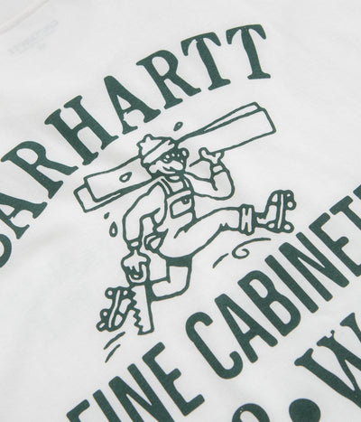 Carhartt T-shirt Cabinetry - Blanc